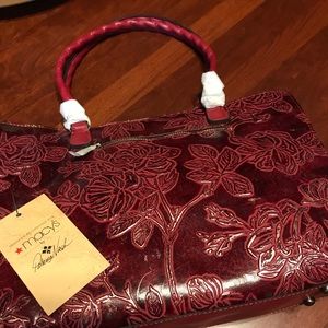 PATRICIA NASH (NWT) embossed leather purse